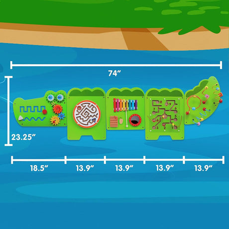 Learning Advantage Crocodile Activity Wall Panel