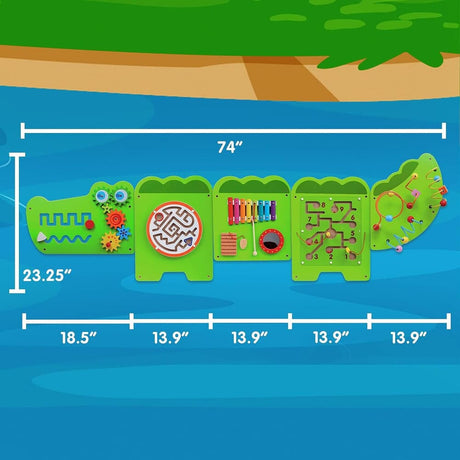 Learning Advantage Crocodile Activity Wall Panel