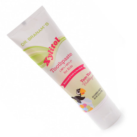 Dr. Branam Yum Yum Bubblegum Toothpaste – Natural Xylitol Toothpaste for Kids