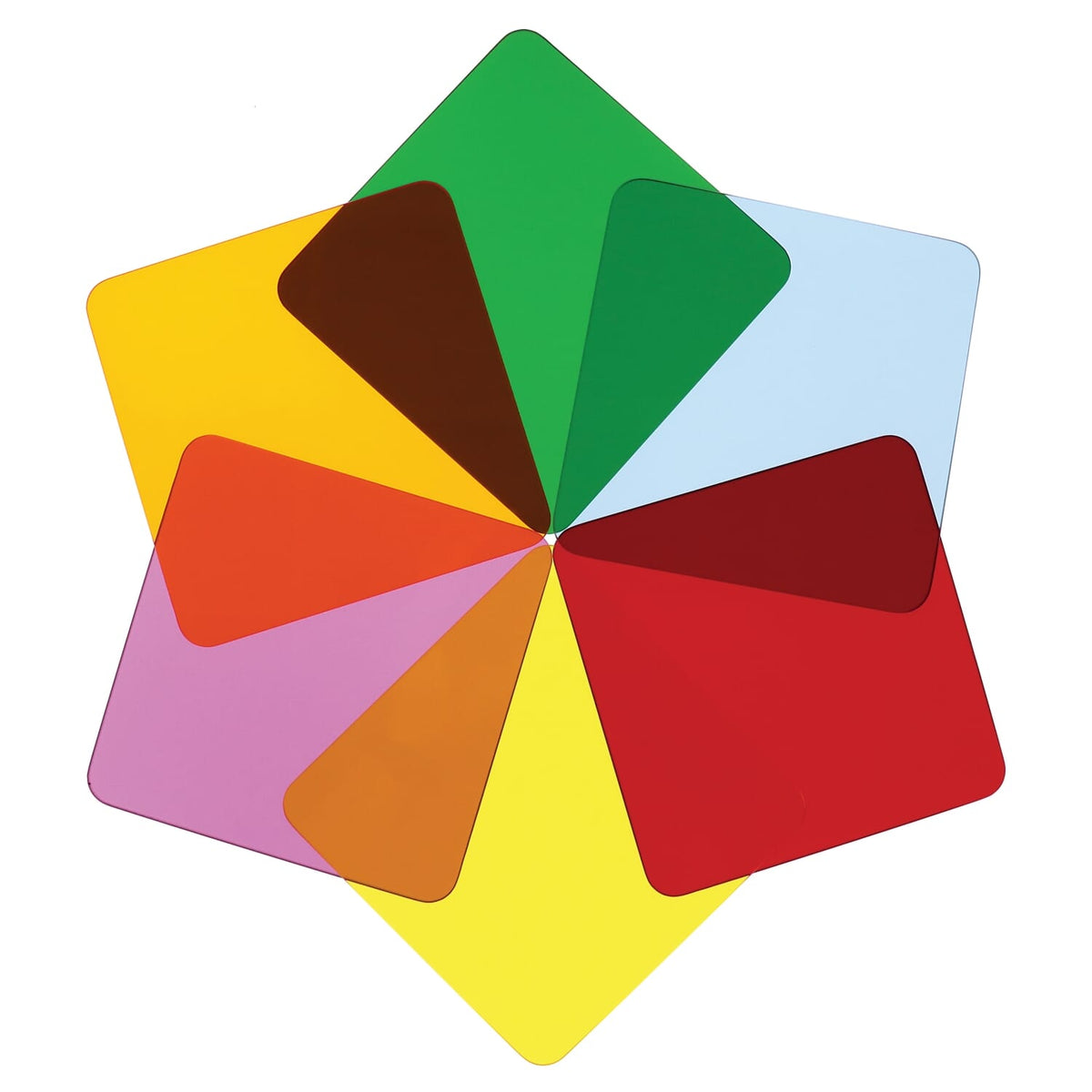 Color Wheel Squares - Set Of Six | eSpecial Needs