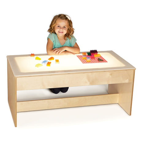 Jonti-Craft Large Light Table – LED Educational Sensory Table for Classrooms (MPN: 5853JC)