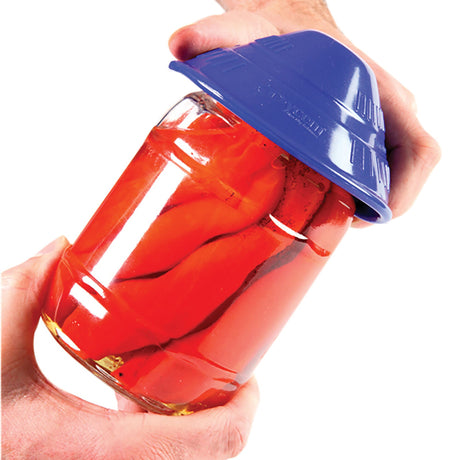 Dycem Non-Slip Cone-Shaped Jar Opener, 4-1/2" Diameter, Blue
