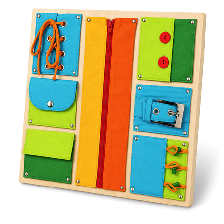 HABA Pro Closures Sensory Wall Activity Panel | Fine Motor Toy