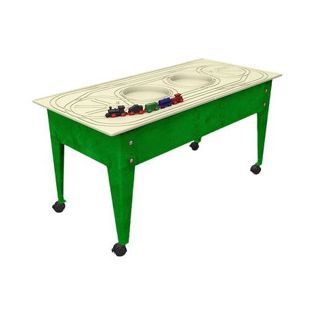 Childbrite Wabash Freight Train Table & Route Board - Indoor & Outdoor Sensory Play