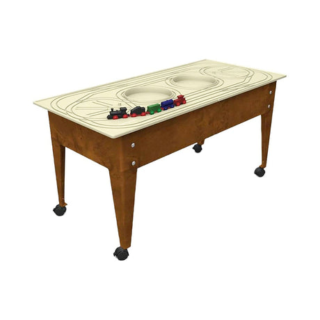 Childbrite Wabash Freight Train Table & Route Board - Indoor & Outdoor Sensory Play