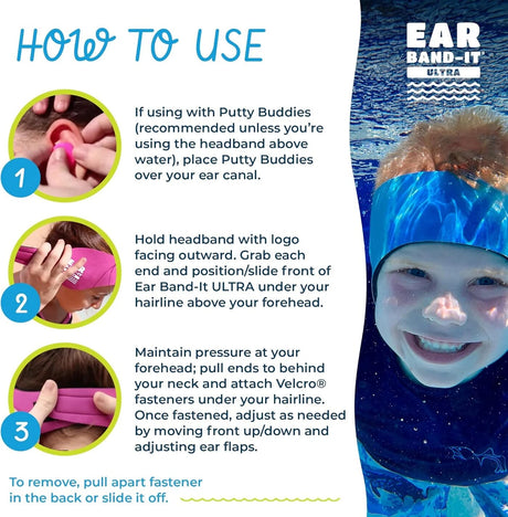 EarVolution Ear Band-It Ultra Swimming Headband