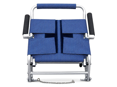 Super Light, Folding Transport Chair with Carry Bag and Flip-Back Arms