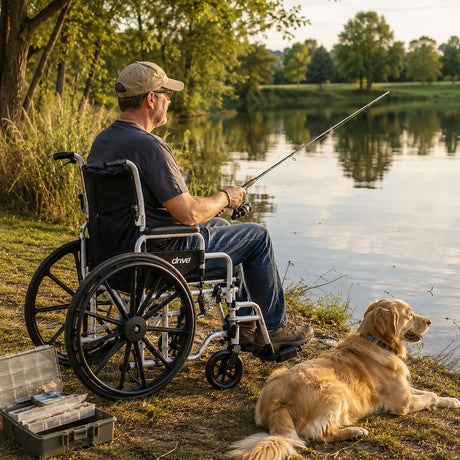 Poly-Fly Wheelchair & Transport Chair