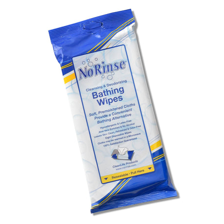 No Rinse Bathing Wipes