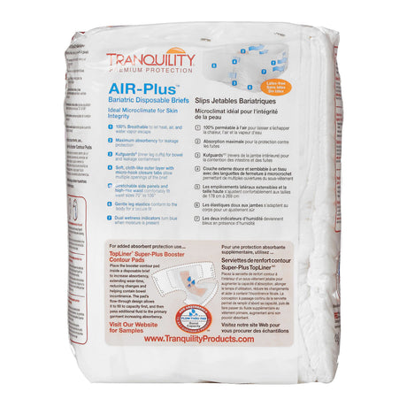 Tranquility® Air-Plus® Hi-Rise™ Bariatric Briefs