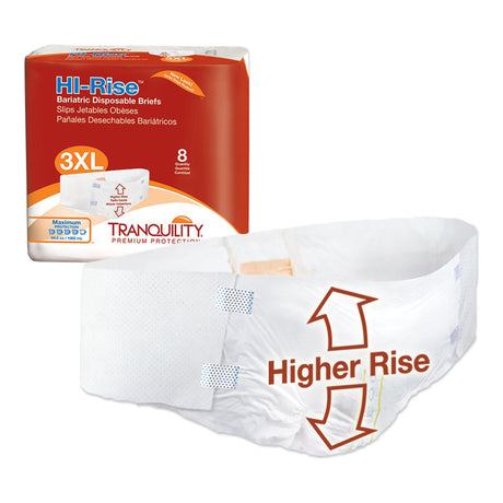 Tranquility® Air-Plus® Hi-Rise™ Bariatric Briefs Case of 32