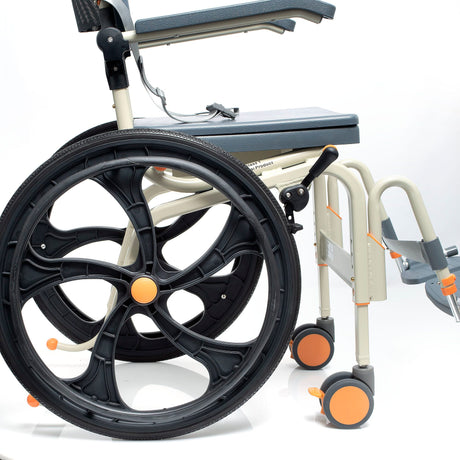 ShowerBuddy Roll-InBuddy Solo Shower Chair – Roll-In Accessible Shower Commode
