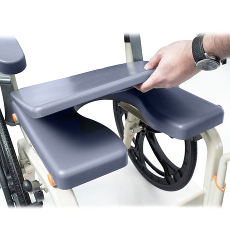 ShowerBuddy Roll-InBuddy Solo Shower Chair – Roll-In Accessible Shower Commode