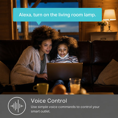 Wi‑Fi Power Outlet KP200 – In-Wall Smart Duplex Outlet with Alexa & Google Assistant
