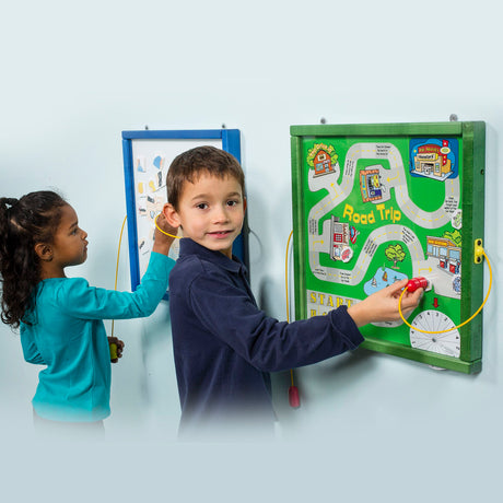 Children’s Furniture Square Magnetic Wall Activities – Wall-Mounted Fine Motor Panels