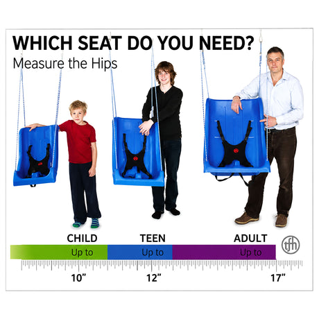 TFH High Backed Adaptive Swing Seat for Sensory Therapy & Play