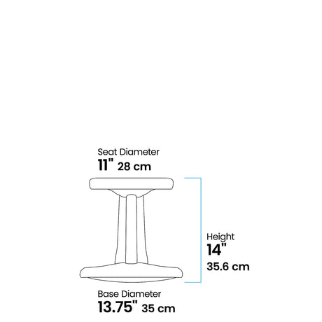 Kore Kids Wobble Chair - 14"