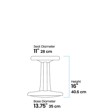 Kore Junior Wobble Chair - 16"
