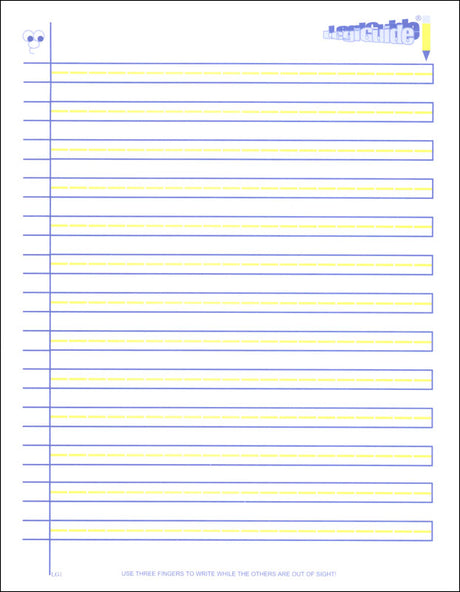 LegiGuides Handwriting Paper