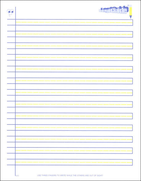 LegiGuides Handwriting Paper