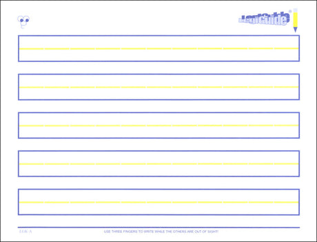 LegiGuides Handwriting Paper