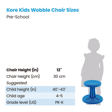 Pre-School Wobble Chair - 12"