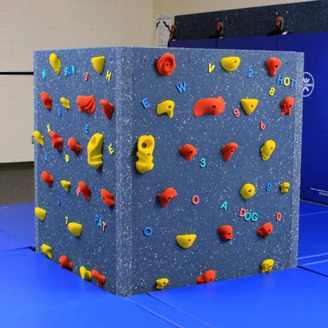 Everlast Climbing Tyke Tower Freestanding Kids Rock Climbing Wall
