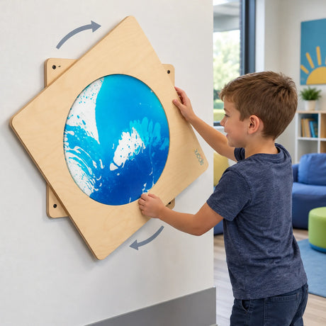 Spinning Sensory Gel Wall Panel