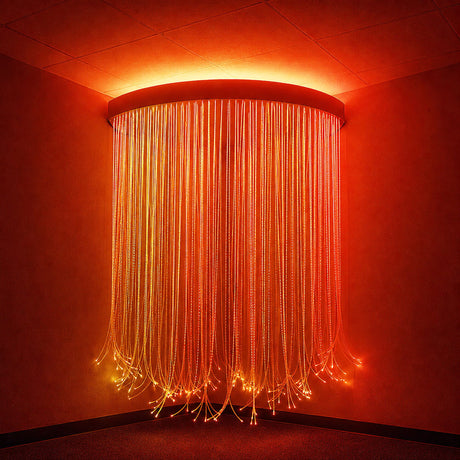 Sensory Fiber Optic Corner Shower