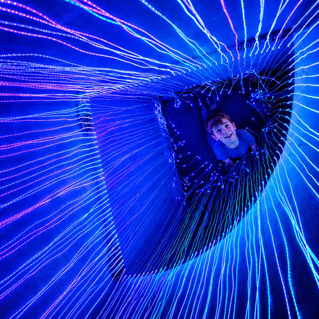 Sensory Fiber Optic Corner Shower