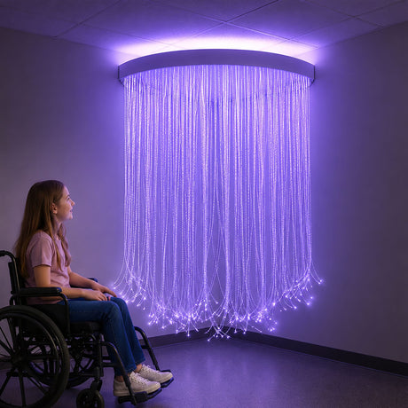 Sensory Fiber Optic Corner Shower
