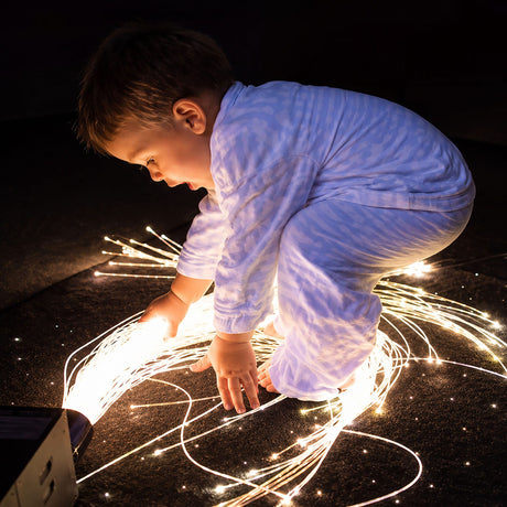 Sensory Side Sparkle Super Safe Complete Kit - Fiber Optic Sensory Lighting