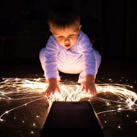 Sensory Side Sparkle Super Safe Complete Kit - Fiber Optic Sensory Lighting