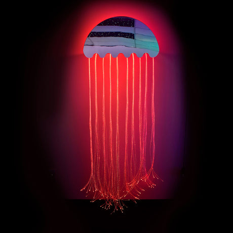 Calming Fiber Optic Jellyfish