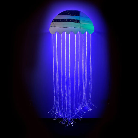Calming Fiber Optic Jellyfish