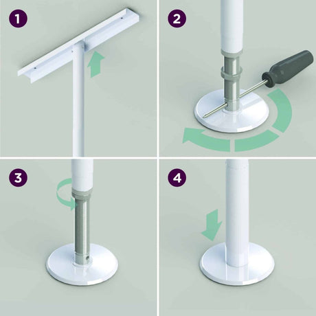 HealthCraft - SuperPole Transfer Pole Floor to Ceiling Grab bar