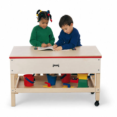 Sensory Table with Shelf
