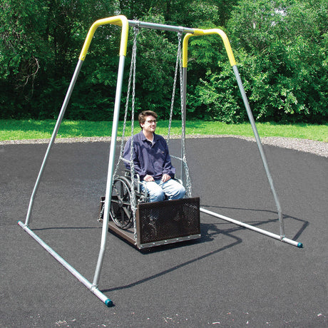 ADA Wheelchair Swing Platform with Frame