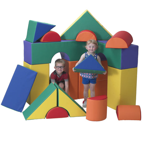 Children's Factory 21-Piece Module Soft Play Block Set
