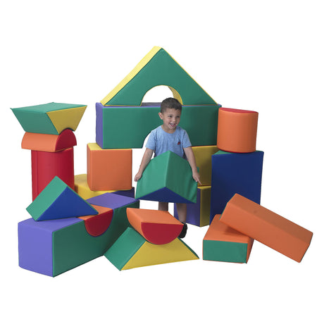 Children's Factory 21-Piece Module Soft Play Block Set