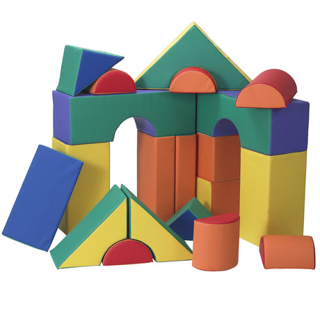 Children's Factory 21-Piece Module Soft Play Block Set