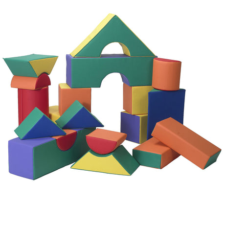 Children's Factory 21-Piece Module Soft Play Block Set