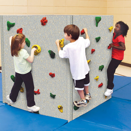 Everlast Climbing Tyke Tower Freestanding Kids Rock Climbing Wall