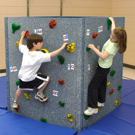 Everlast Climbing Tyke Tower Freestanding Kids Rock Climbing Wall