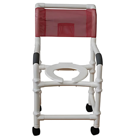 MJM Knocked Down Standard Shower Chair 18" 300lb - Portable Clinical Shower Chair