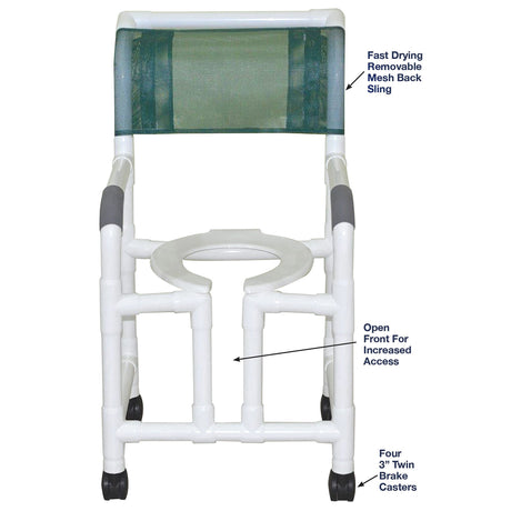 Shower Chair with Open Front