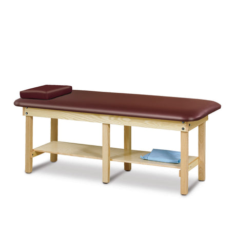 Clinton Industries 6190 Series 600 Classic Bariatric Treatment Table with Shelf