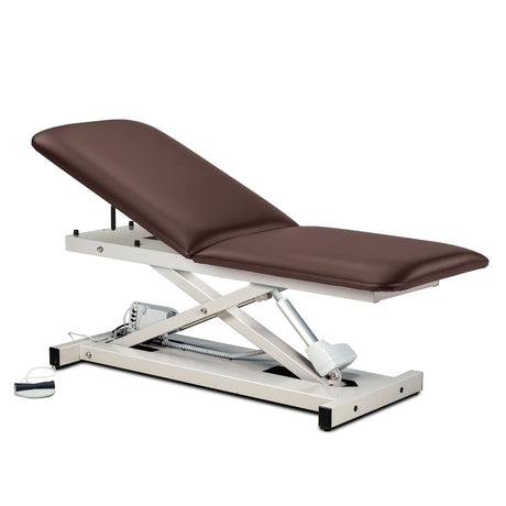 Open Base Power Table with Adjustable Backrest