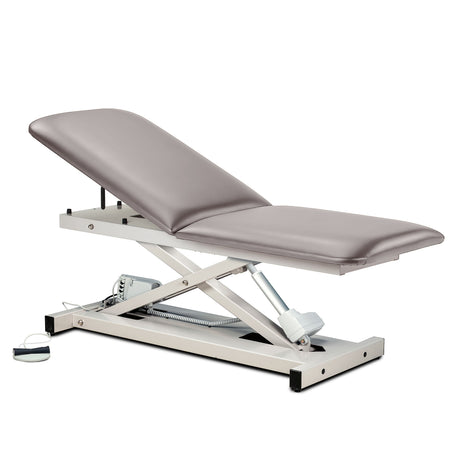 Open Base Power Table with Adjustable Backrest