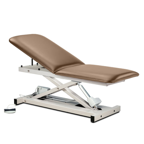 Open Base Power Table with Adjustable Backrest